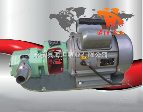 WCB型微型齿轮油泵，微型齿轮泵， 手提式油泵